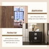 image:image1 PackProbrico Recessed Sliding Door Pull Brushed Nickel Furniture Flush Door Handle Stainless Steel Flush Finger Pull Square 234 Inch Recessed Handle Sliding Flush Door Pull