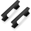 image:imageProbrico 10 Pack 5 Inch Matte Black Cabinet Handles HeavyDuty Drawer Pulls for Dresser Hardware CorrosionResistant Pulls for Cabinets and DrawersBlack