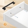 image:imageProbrico 10 Pack 5 Inch Matte Black Cabinet Handles HeavyDuty Drawer Pulls for Dresser Hardware CorrosionResistant Pulls for Cabinets and DrawersBlack