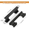 image:imageProbrico 10 Pack 5 Inch Matte Black Cabinet Handles HeavyDuty Drawer Pulls for Dresser Hardware CorrosionResistant Pulls for Cabinets and DrawersBlack