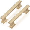 image:imageProbrico 10 Pack 5 Inch Matte Black Cabinet Handles HeavyDuty Drawer Pulls for Dresser Hardware CorrosionResistant Pulls for Cabinets and DrawersChampagne Bronze