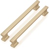 image:imageProbrico 10 Pack 5 Inch Matte Black Cabinet Handles HeavyDuty Drawer Pulls for Dresser Hardware CorrosionResistant Pulls for Cabinets and DrawersChampagne Bronze