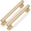 image:imageProbrico 10 Pack 5 Inch Matte Black Cabinet Handles HeavyDuty Drawer Pulls for Dresser Hardware CorrosionResistant Pulls for Cabinets and DrawersChampagne Bronze