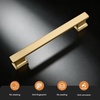 image:imageProbrico 10 Pack 5 Inch Matte Black Cabinet Handles HeavyDuty Drawer Pulls for Dresser Hardware CorrosionResistant Pulls for Cabinets and DrawersChampagne Bronze