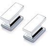 image:imageProbrico 10 Pack 5 Inch Matte Black Cabinet Handles HeavyDuty Drawer Pulls for Dresser Hardware CorrosionResistant Pulls for Cabinets and DrawersPolished Chrome