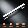 image:imageProbrico 10 Pack 5 Inch Matte Black Cabinet Handles HeavyDuty Drawer Pulls for Dresser Hardware CorrosionResistant Pulls for Cabinets and DrawersPolished Chrome