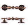 image:imageProbrico 10 Pack Cabinet Handles in Antique Copper FinishVintage Drawer Pulls for KitchenClassic Style Dresser Handles