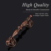 image:imageProbrico 10 Pack Cabinet Handles in Antique Copper FinishVintage Drawer Pulls for KitchenClassic Style Dresser Handles