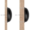 image:imageProbrico 10 Pack Modern Drawer Handles Black Cabinet Bin Cup Pulls 3 Inch Hole Center Kitchen Cabinet Hardware Cup Drawer Handles Knobs Dresser Closet Cabinet Handles