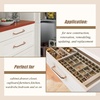 image:imageProbrico 10 Pack Modern Euro Style Cabinet Pulls Rose Gold Kitchen Cabinet Hardware 334 Inch96mm Hole Center Drawer Handles Plastic Dresser Pulls