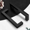 image:imageProbrico 10 Pack Square Bar Cabinet Pulls 712 inch 192mm Hole Center Matte Black Drawer Pulls Modern Handles for Kitchen Cabinets Stainless Steel Cupboard Closet HardwareBlack
