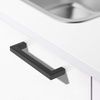 image:imageProbrico 10 Pack Square Bar Cabinet Pulls 712 inch 192mm Hole Center Matte Black Drawer Pulls Modern Handles for Kitchen Cabinets Stainless Steel Cupboard Closet HardwareBlack