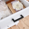 image:imageProbrico 10 Pack Square Bar Cabinet Pulls 712 inch 192mm Hole Center Matte Black Drawer Pulls Modern Handles for Kitchen Cabinets Stainless Steel Cupboard Closet HardwareBlack