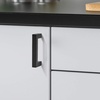 image:imageProbrico 10 Pack Square Bar Cabinet Pulls 712 inch 192mm Hole Center Matte Black Drawer Pulls Modern Handles for Kitchen Cabinets Stainless Steel Cupboard Closet HardwareBlack