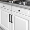 image:imageProbrico 10 Pack Square Bar Cabinet Pulls 712 inch 192mm Hole Center Matte Black Drawer Pulls Modern Handles for Kitchen Cabinets Stainless Steel Cupboard Closet HardwareBlack