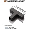 image:imageProbrico 10 Pack Square Bar Cabinet Pulls 712 inch 192mm Hole Center Matte Black Drawer Pulls Modern Handles for Kitchen Cabinets Stainless Steel Cupboard Closet HardwareBlack