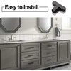 image:imageProbrico 10 Pack Square Bar Cabinet Pulls 712 inch 192mm Hole Center Matte Black Drawer Pulls Modern Handles for Kitchen Cabinets Stainless Steel Cupboard Closet HardwareBlack