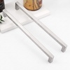 image:imageProbrico 10 Pack Square Bar Cabinet Pulls 712 inch 192mm Hole Center Matte Black Drawer Pulls Modern Handles for Kitchen Cabinets Stainless Steel Cupboard Closet HardwareBrushed Nickel