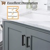 image:imageProbrico 10 Pack Square Bar Cabinet Pulls 712 inch 192mm Hole Center Matte Black Drawer Pulls Modern Handles for Kitchen Cabinets Stainless Steel Cupboard Closet HardwareBlack