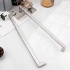 image:imageProbrico 10 Pack Square Bar Cabinet Pulls 712 inch 192mm Hole Center Matte Black Drawer Pulls Modern Handles for Kitchen Cabinets Stainless Steel Cupboard Closet HardwareBrushed Nickel