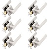 image:imageProbrico 10 Pack Square Brushed Gold Passage Door Handle Heavy Duty Keyless Door Lever Lock for Hallway Closet Interior Satin Brass Door Knobs LocksetBrushed Nickel