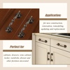 image:imageProbrico 10 Pack Vintage Cabinet Pulls Wardrobe Door Handles in Ancient Bronze FinishClassic Style Drawer Hardware Pulls