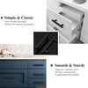 image:imageProbrico 12 Pack Modern Cabinet Hardware Black Bathroom Cupboard Pull Kitchen Cabinet T Bar Handle Dresser Knobs Set  334 inch CenterBlack