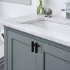 image:imageProbrico 12 Pack Modern Cabinet Hardware Black Bathroom Cupboard Pull Kitchen Cabinet T Bar Handle Dresser Knobs Set  334 inch CenterBlack