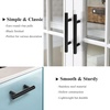 image:imageProbrico 12 Pack Modern Cabinet Hardware Black Bathroom Cupboard Pull Kitchen Cabinet T Bar Handle Dresser Knobs Set  334 inch CenterBlack