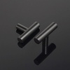 image:imageProbrico 12 Pack Modern Cabinet Hardware Black Bathroom Cupboard Pull Kitchen Cabinet T Bar Handle Dresser Knobs Set  334 inch CenterBlack