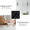 image:imageProbrico 12 Pack Modern Cabinet Hardware Black Bathroom Cupboard Pull Kitchen Cabinet T Bar Handle Dresser Knobs Set  334 inch CenterBlack