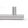 image:imageProbrico 12 Pack Modern Cabinet Hardware Black Bathroom Cupboard Pull Kitchen Cabinet T Bar Handle Dresser Knobs Set  334 inch CenterBrushed Nickel