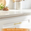 image:imageProbrico 12 Pack Modern Cabinet Hardware Black Bathroom Cupboard Pull Kitchen Cabinet T Bar Handle Dresser Knobs Set  334 inch CenterGold