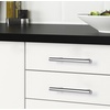 image:imageProbrico 12 Pack Modern Cabinet Hardware Black Bathroom Cupboard Pull Kitchen Cabinet T Bar Handle Dresser Knobs Set  334 inch CenterPolished Chrome