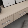 image:imageProbrico 12 Pack Modern Cabinet Hardware Black Bathroom Cupboard Pull Kitchen Cabinet T Bar Handle Dresser Knobs Set  334 inch CenterPolished Chrome