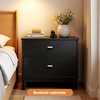 image:imageProbrico 12 Pack Modern Cabinet Hardware Black Bathroom Cupboard Pull Kitchen Cabinet T Bar Handle Dresser Knobs Set  334 inch CenterWhite