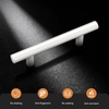 image:imageProbrico 12 Pack Modern Cabinet Hardware Black Bathroom Cupboard Pull Kitchen Cabinet T Bar Handle Dresser Knobs Set  334 inch CenterWhite