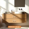 image:imageProbrico 12 Pack Modern Cabinet Hardware Black Bathroom Cupboard Pull Kitchen Cabinet T Bar Handle Dresser Knobs Set  334 inch CenterWhite