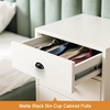 image:imageProbrico 15 Pack Black Cabinet Pulls  3 Drawer Pulls 3 inch 76mm Hole Centers Bin Cup Handles