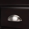 image:imageProbrico 15 Satin Nickel Kitchen Cabinet Pulls  3 Inch Hole Center Bin Cup Drawer Handles Half Moon Cup Kitchen Cabinet Hardware for Bathroom Dresser Closet Furniture Door