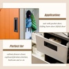 image:imageProbrico 2 Pack Black Rectangular Recessed Flush Handles Sliding Door Pulls Stainless Steel Closet Door Finger Pulls 6 Inch150mm Length Flush Pull Handles