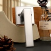 image:imageProbrico 2 Pack Different Keys Door Levers Gold Keyed Differently Square Handles with Lock for Interior Exterior DoorsBrushed Nickel