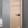 image:imageProbrico 2 Pack Different Keys Door Levers Gold Keyed Differently Square Handles with Lock for Interior Exterior DoorsMatte Black