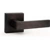 image:imageProbrico 2 Pack Different Keys Door Levers Gold Keyed Differently Square Handles with Lock for Interior Exterior DoorsOil Rubbed Bronze