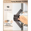 image:imageProbrico 2 Pack Different Keys Door Levers Gold Keyed Differently Square Handles with Lock for Interior Exterior DoorsOil Rubbed Bronze