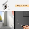 image:imageProbrico 2 Pack Different Keys Door Levers Gold Keyed Differently Square Handles with Lock for Interior Exterior DoorsPolished Chrome