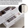 image:imageProbrico 20 Pack  Brushed Nickel Kitchen Cabinet Pulls 3 Hole Centers Solid Stainless Steel Modern Euro T Bar Handles Bedroom Dresser Drawer Cabinet Cupboard Pull Knobs 5 Overall LengthBrushed Nickel