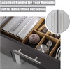 image:imageProbrico 20 Pack  Brushed Nickel Kitchen Cabinet Pulls 3 Hole Centers Solid Stainless Steel Modern Euro T Bar Handles Bedroom Dresser Drawer Cabinet Cupboard Pull Knobs 5 Overall LengthBrushed Nickel
