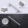 image:imageProbrico 20 Pack  Brushed Nickel Kitchen Cabinet Pulls 3 Hole Centers Solid Stainless Steel Modern Euro T Bar Handles Bedroom Dresser Drawer Cabinet Cupboard Pull Knobs 5 Overall LengthBrushed Nickel