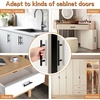 image:imageProbrico 20 Pack  Brushed Nickel Kitchen Cabinet Pulls 3 Hole Centers Solid Stainless Steel Modern Euro T Bar Handles Bedroom Dresser Drawer Cabinet Cupboard Pull Knobs 5 Overall LengthBlack